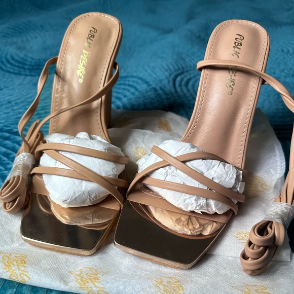 Prom Nude Heels by Public Desire size 6US - Picture 1 of 6